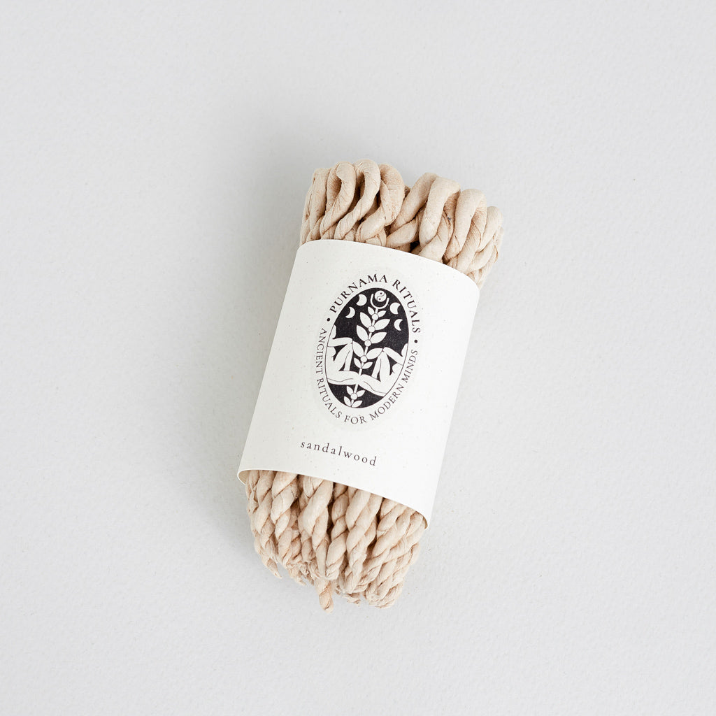 Purnama Rituals - Rope Incense - Sandalwood | Inspiration Her